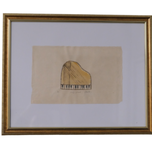 Piano Sketch- Framed Original
